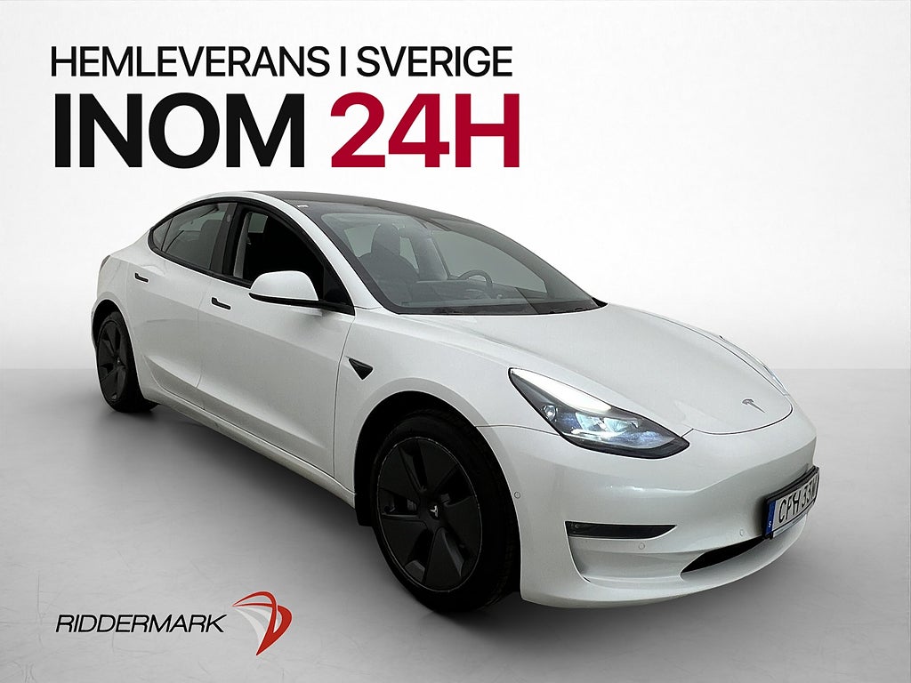 Tesla Model 3 Long Range AWD 440hk MOMS SV-Såld Drag AP Pano