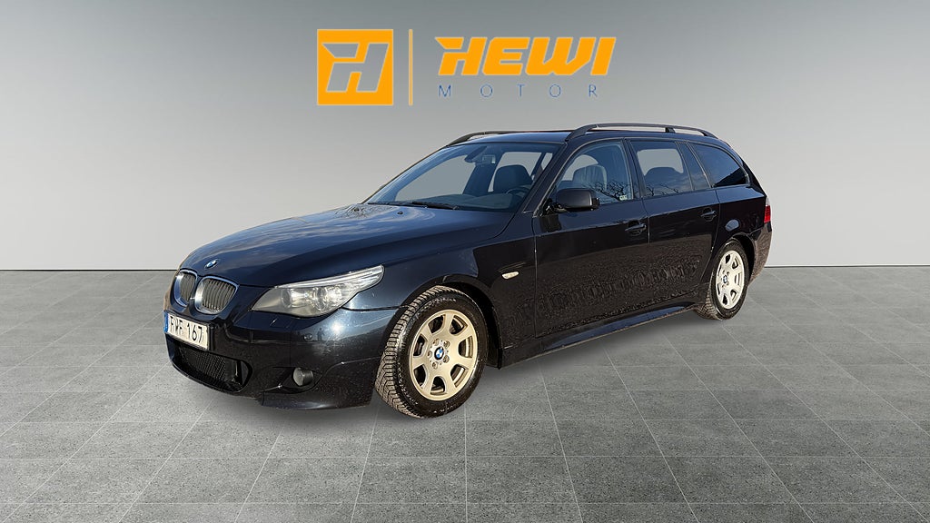 BMW 525D 197HK Touring Automat M-Sport|Drag|Skinn|Nybesiktad
