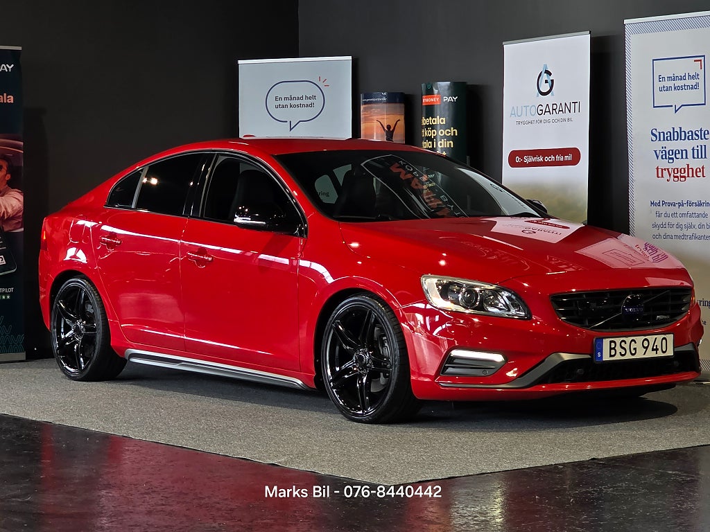 Volvo S60 Polestar Optimering T6 AWD Black R, R-Design 