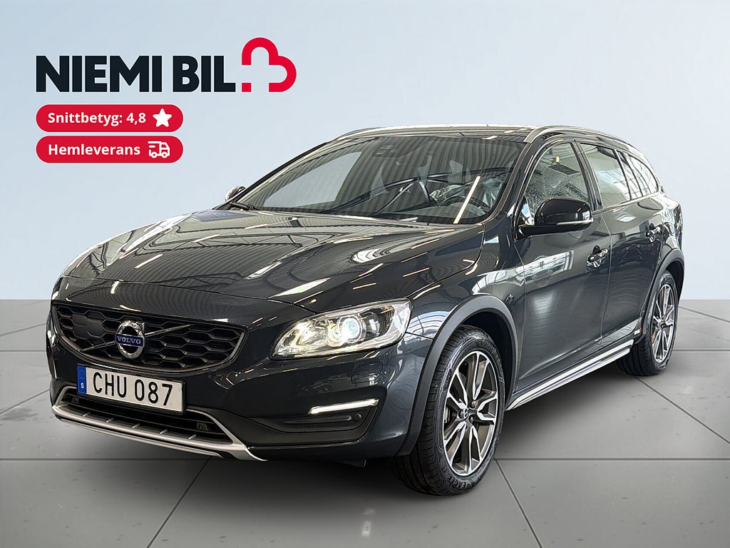 Volvo V60 Cross Country D4 Classic Pro S&V-hjul Värmare Skinn Navi Kamrem bytt