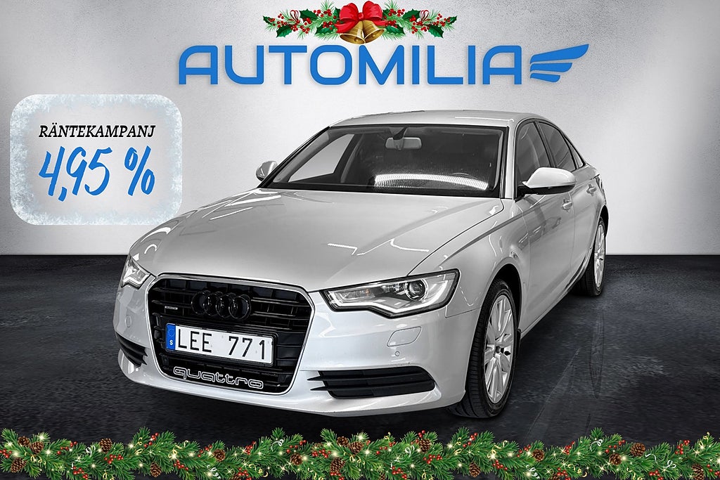 Audi A6 Sedan 3.0 TDI V6 ** RÄNTEKAMPANJ 4,95 % **