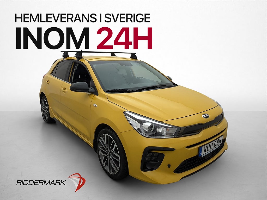 Kia Rio 1.0 T-GDI 120hk GT-Line M&K-Värmare Kamera Halvskinn