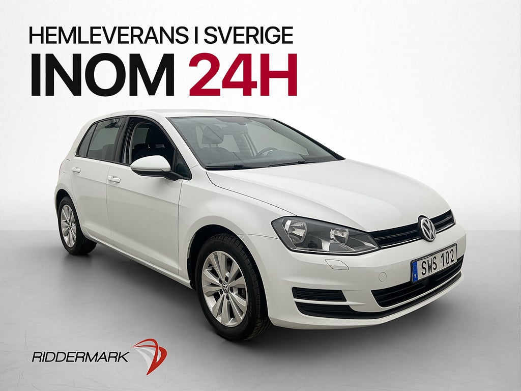 Volkswagen Golf 1.2 TSI Värmare Kamera CarPlay Låg skatt
