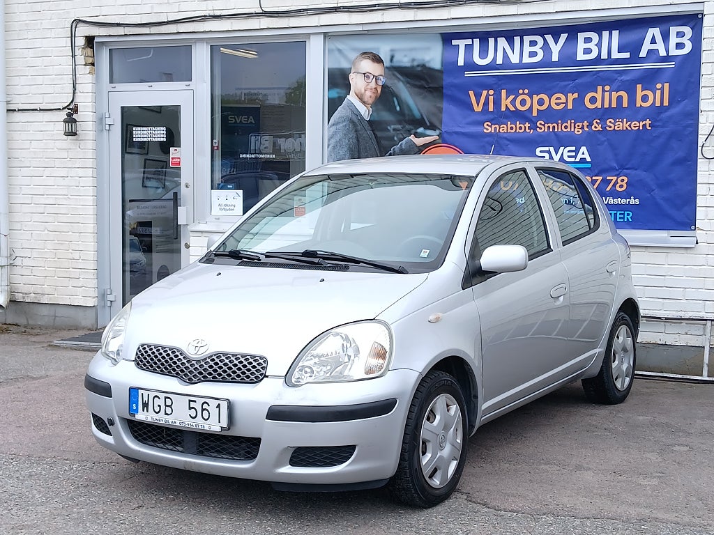 Toyota Yaris 5-dörrar 1.0 VVT-i/Besik/Nyservad/M-Värm&Kupeuttag/AC