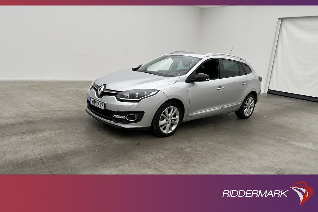 Renault Mégane 1.5 dCi 110hk Limited Värmare Sensorer Navi