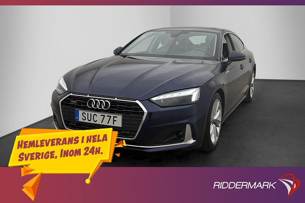 Audi A5 45 TFSI Q. Proline Värmare Kamera MOMS Drag 265hk