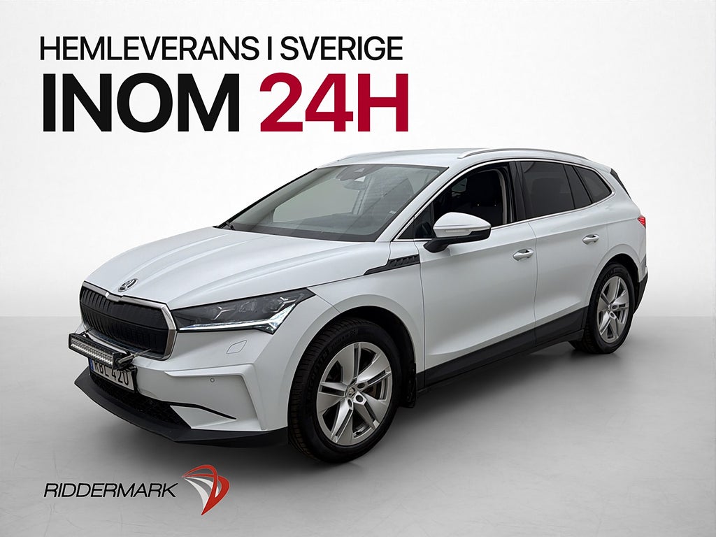 Skoda Enyaq 85x 286hk Värmare Dragkrok Kamera Rattvärme MOMS