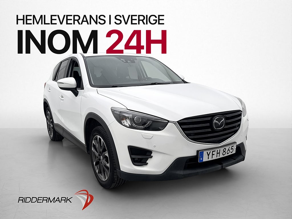 Mazda CX-5 2.5 AWD 192hk Optimum BOSE Kamera Elstol Skinn
