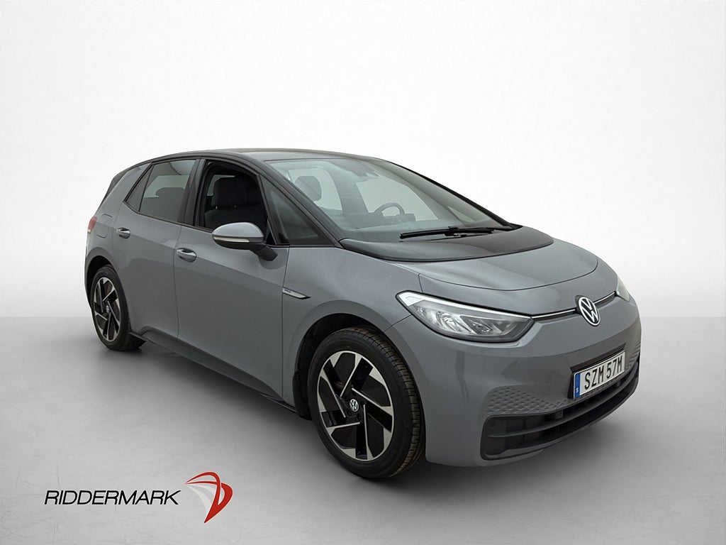 Volkswagen ID.3 Pro Performance Värmare Rattvärme CarPlay