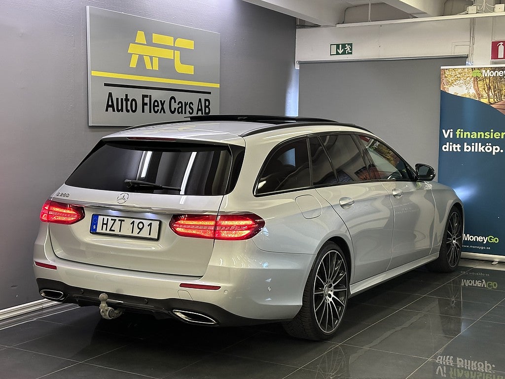 Mercedes-Benz E 250 T 9G-Tronic AMG Line/Wide/Pano/Burmest/Drag/Värmare