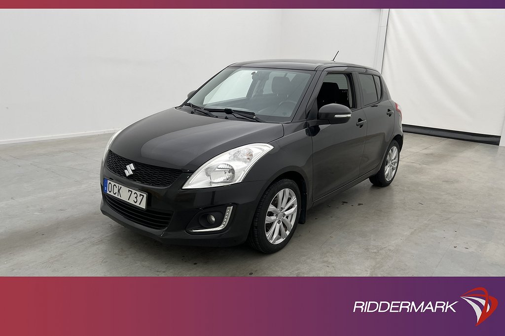 Suzuki Swift 1.2 VVT 94hk Navi Farthållare Bluetooth