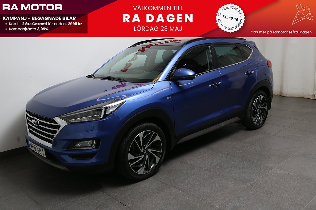 Hyundai Tucson 2,0 CRDi 185hk Premium AWD Pano Skinn KRELL Dragkrok