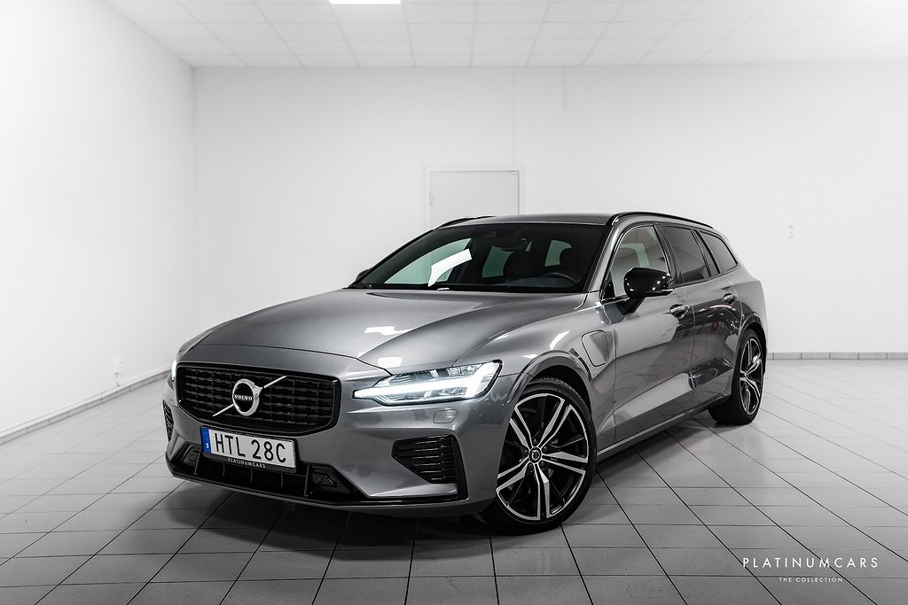 Volvo V60 Recharge T8 AWD R-Design 392hk / H&K / LEASEBAR