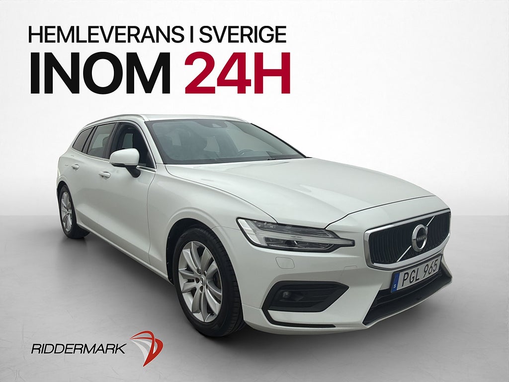 Volvo V60 D4  Momentum VOC Värm P-sensorer Halvskinn BT
