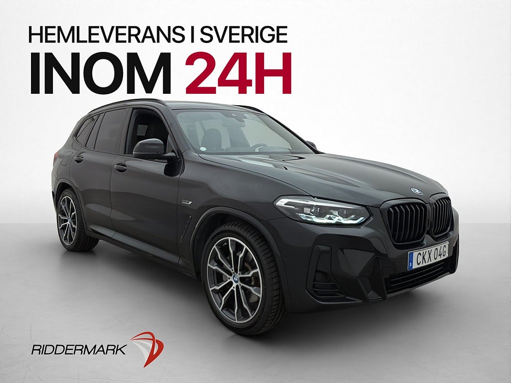 BMW X3 xDrive30e 292hk M Sport Skinn Kamera Drag Ambient