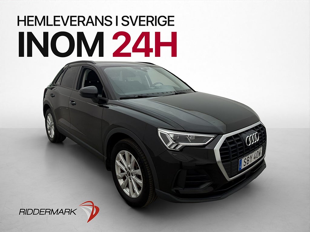 Audi Q3 45 TFSI e 245hk Proline CarPlay LED Dragkrok MOMS