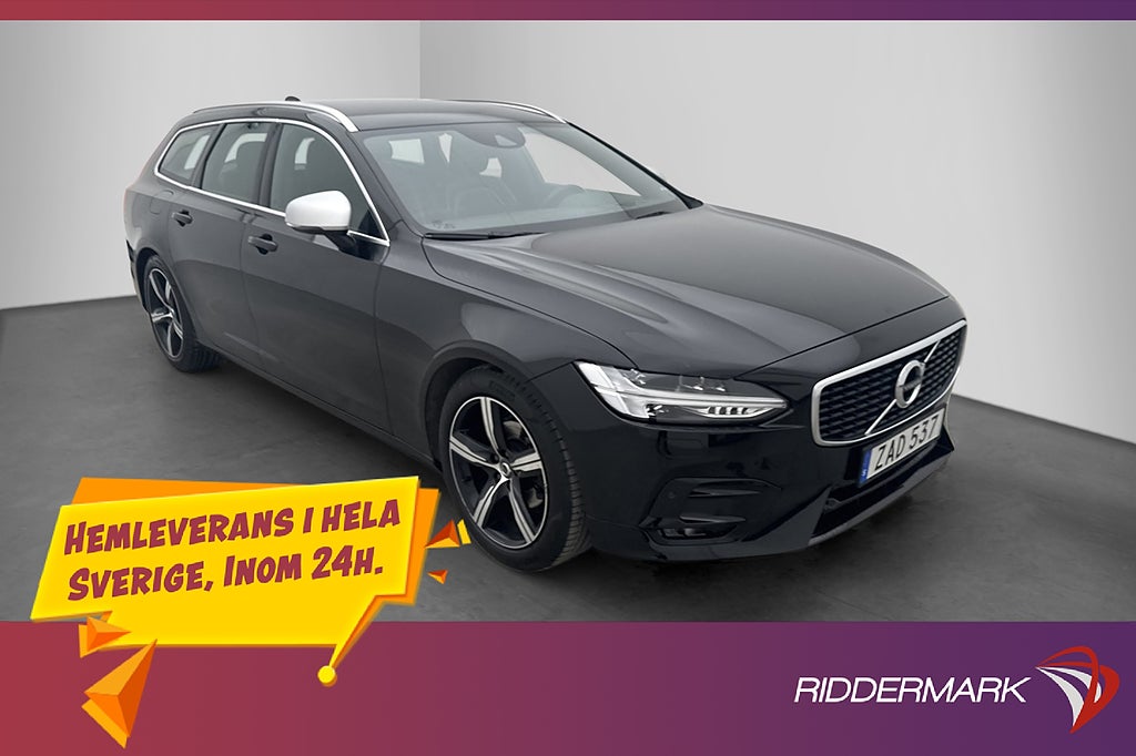 Volvo V90 D4 AWD 190hk R-Design VOC Värmare NAVI HUD Kamera