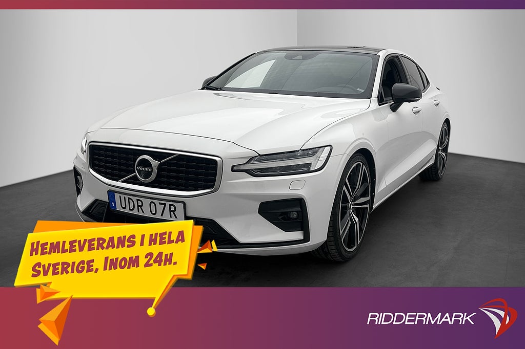 Volvo S60 T5 250hk R-Design VOC Värmare HUD 360 CarPlay Drag