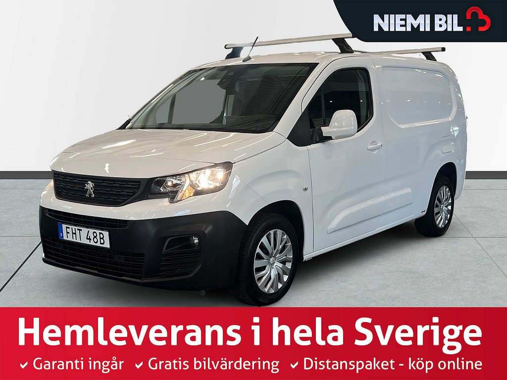 Peugeot Partner utökad 1.5 Carplay/Kamera/Drag/Dvärm/MOMS