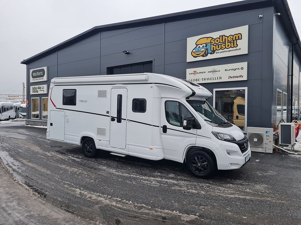 Dethleffs Trend T 7057 DBL Queensbed, lounge, ugn, låg skatt, kanonfin , R