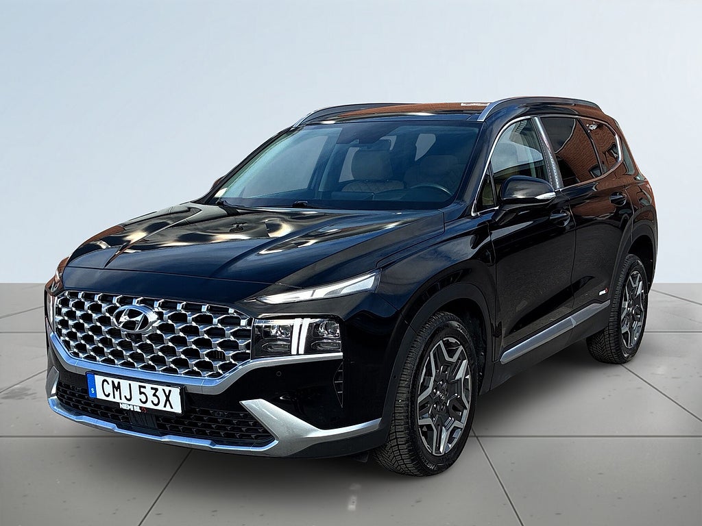 Hyundai Santa Fe HEV AWD Advanced 7-sits Drag 360° kamera HuD S&V-däck