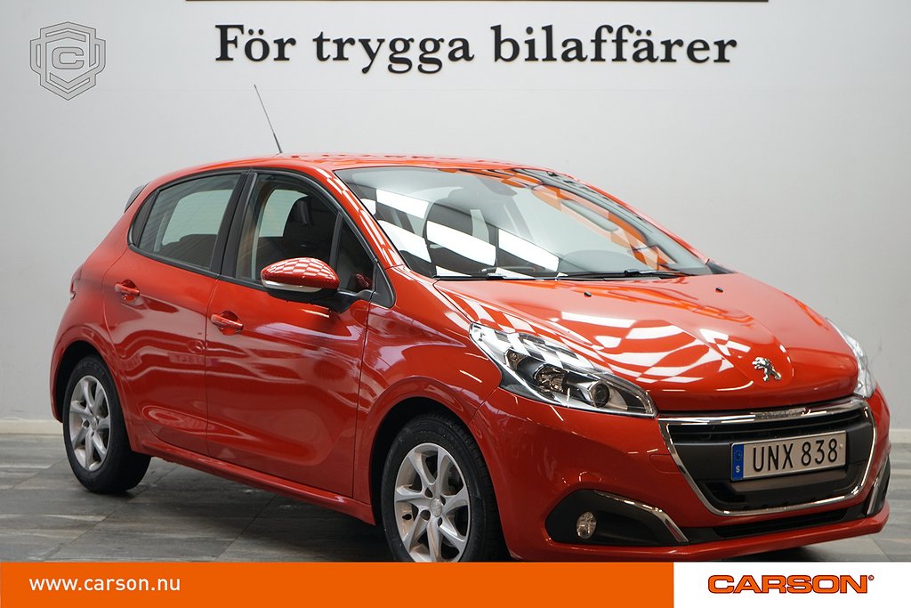 Peugeot 208 5-dörrar Active 1.2 VTi ETG5/ AUT Euro 6 AC Bluetooth