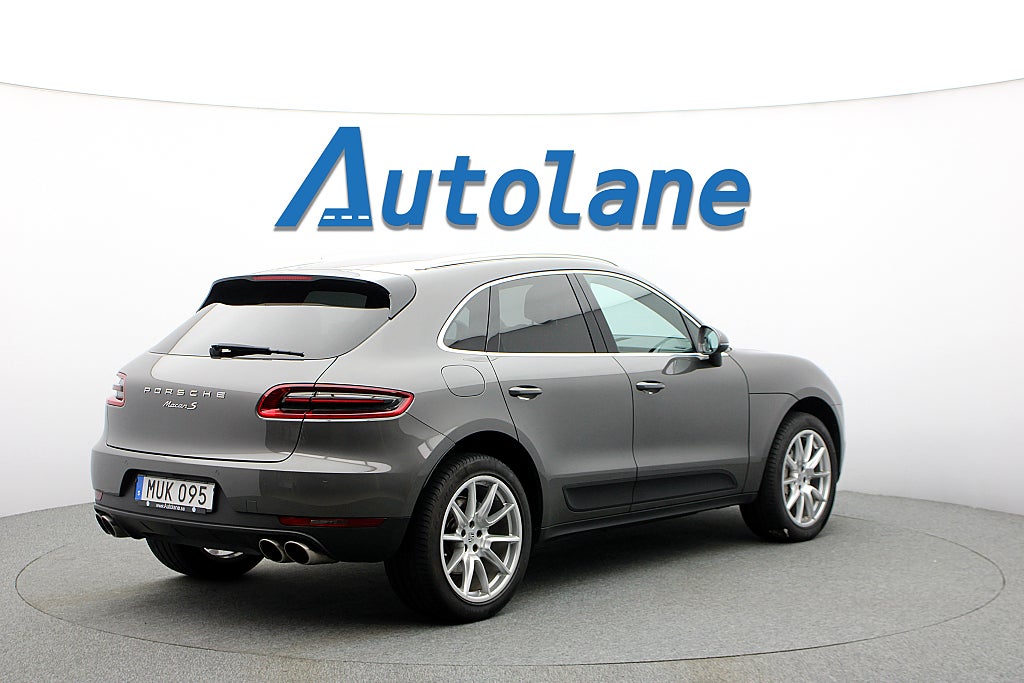 Porsche Macan S Chrono, BOSE®, PASM, Läder, Minnestolar 340hk