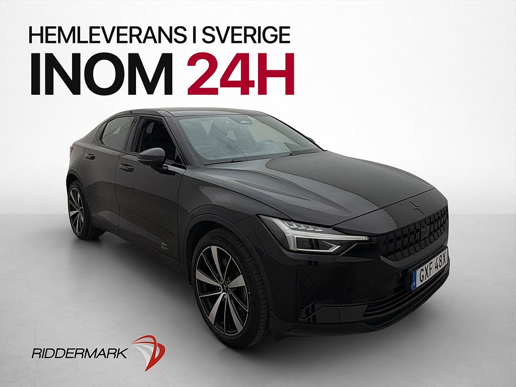 Polestar 2 Long range Single motor MOMS Värm Kamera CarPlay