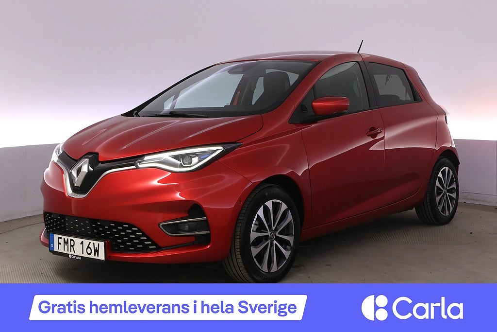 Renault Zoe R135 52 kWh Intens Batteriköp Kamera Navi