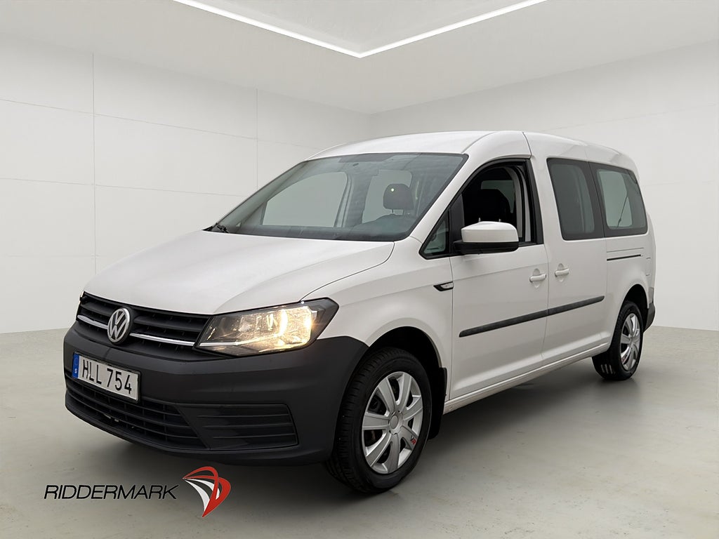 Volkswagen Caddy Maxi Life 102hk M/K-Värmare Dragkrok 5-Sits