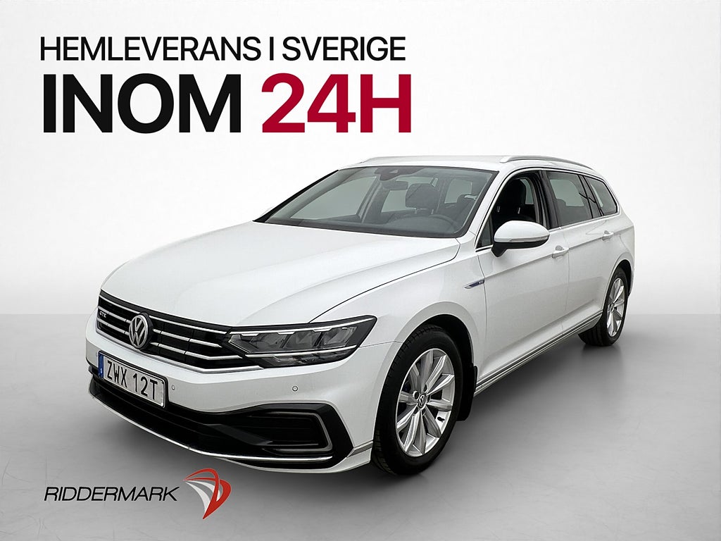 Volkswagen Passat GTE 218hk Cockpit Navi Kamera CarPlay Drag