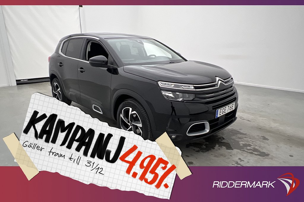 Citroën C5 Aircross PureTech 181hk Feel Kamera 4,95% Ränta