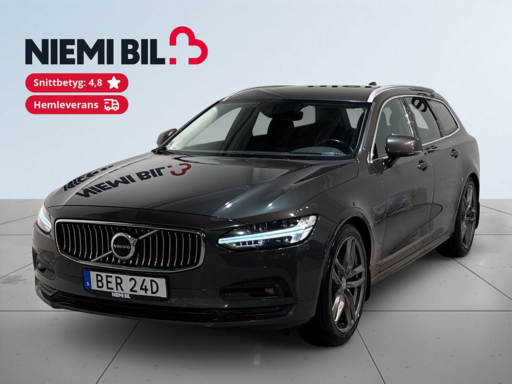 Volvo V90 B4 AWD Aut Momentum Advanced SE Dvärm Drag Kamera SoV