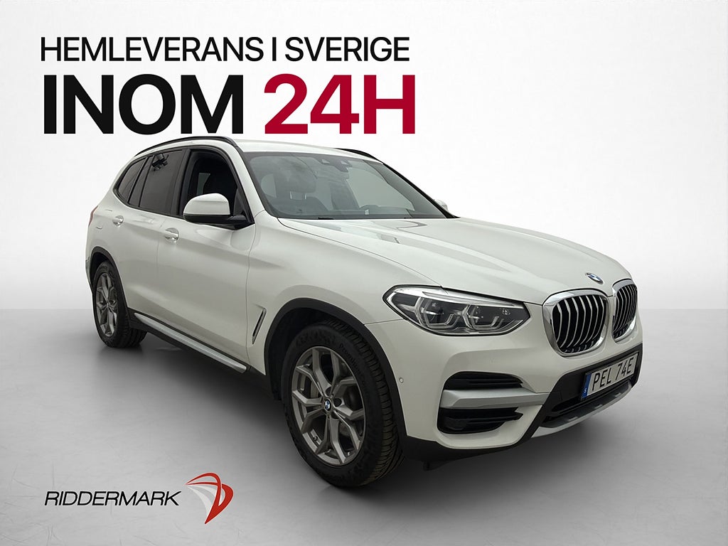BMW X3 xDrive 30e 292hk Cockpit HiFi Kamera Rattvärme