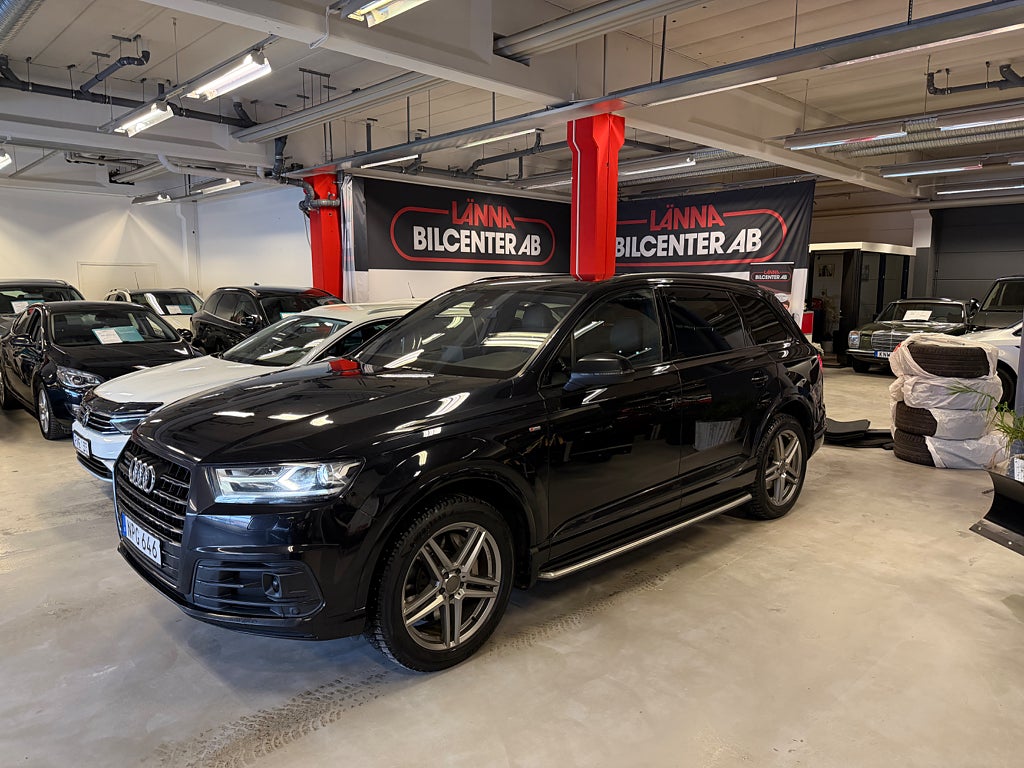 Audi Q7 3.0 TDI V6 q S Line 2 ägare Drag Kamera Värmare 7 sits