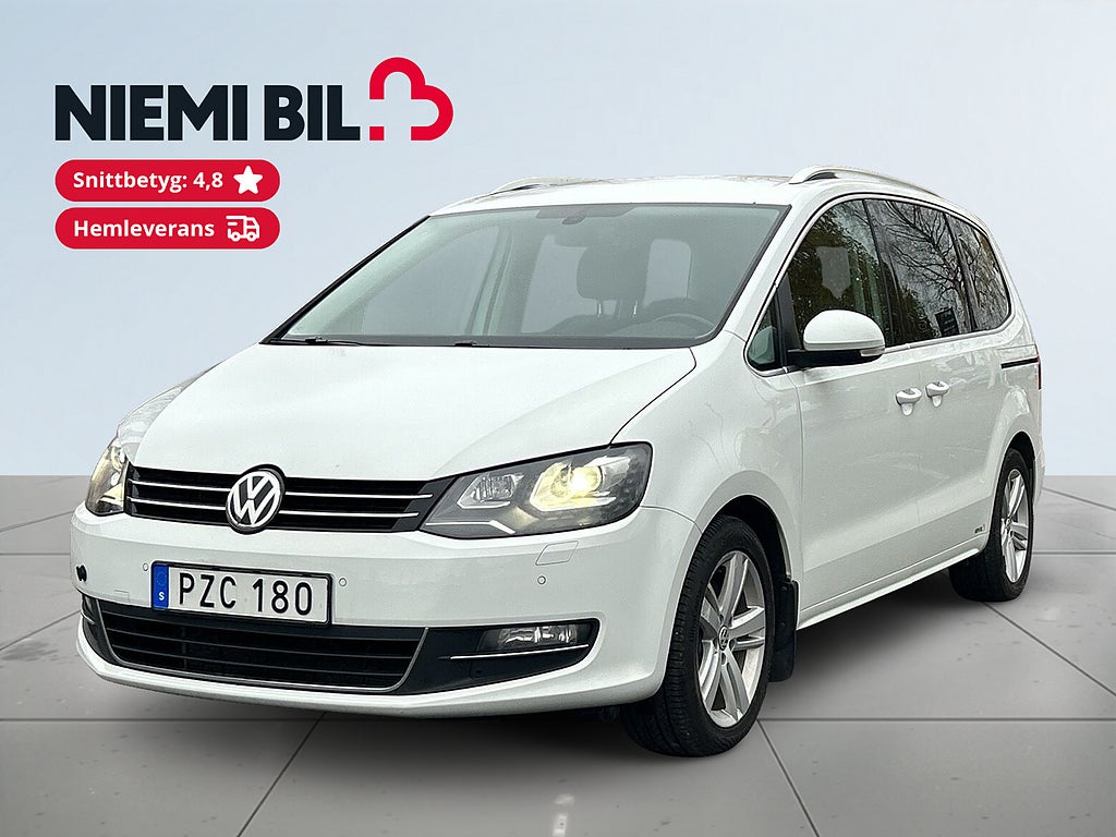 Volkswagen Sharan 7-sits 2.0 TDI 4Motion Kamera/P-Värm/SoV-Däck/M-Värm