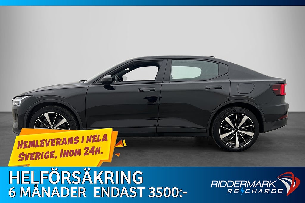 Polestar 2 Long Range 231hk Värmare Kamera CarPlay MOMS