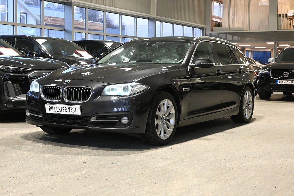BMW 520d xDrive Touring Aut 190hk Läder Drag Värmare 