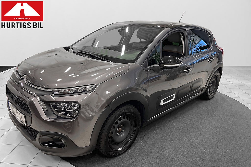 Citroën C3 110Hk Aut/Shine/P-Sensorer bak/Alufälg/V-hjul