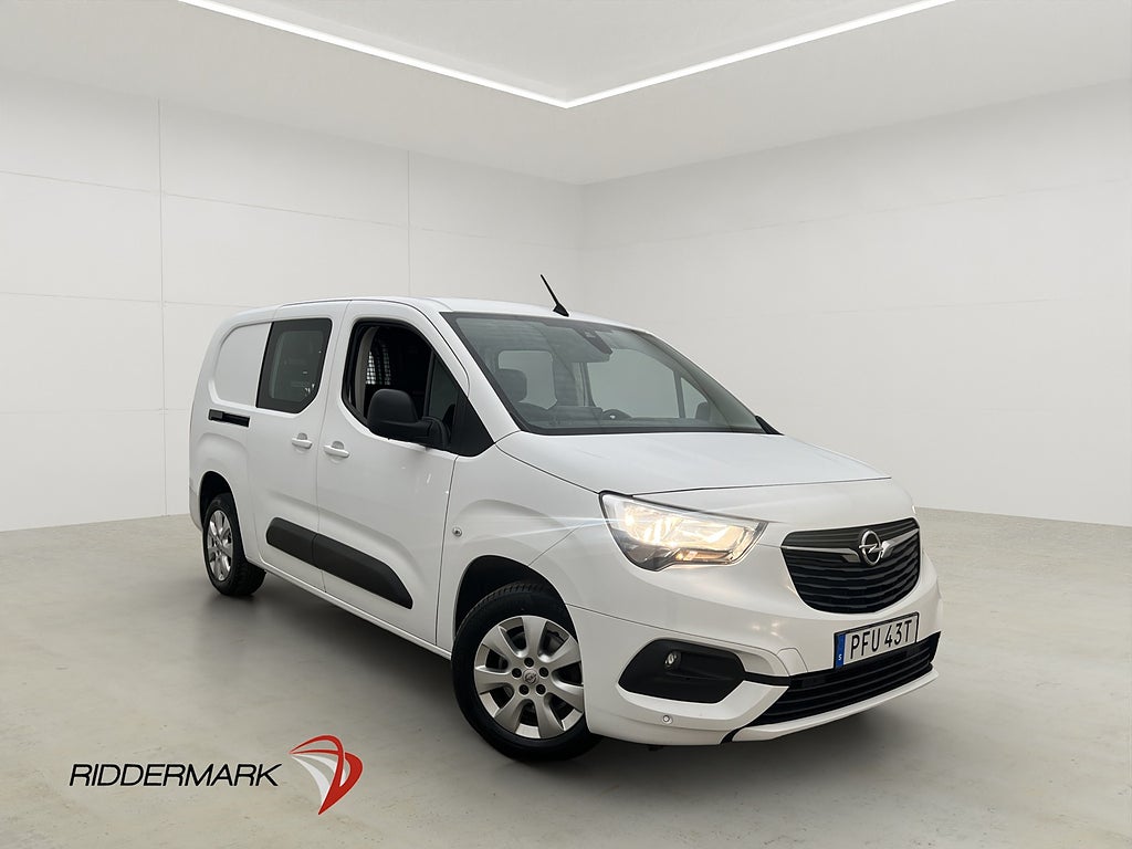 Opel Combo CrewVan L2 131hk Värmare PDC Dragkrok 5-Sits Moms