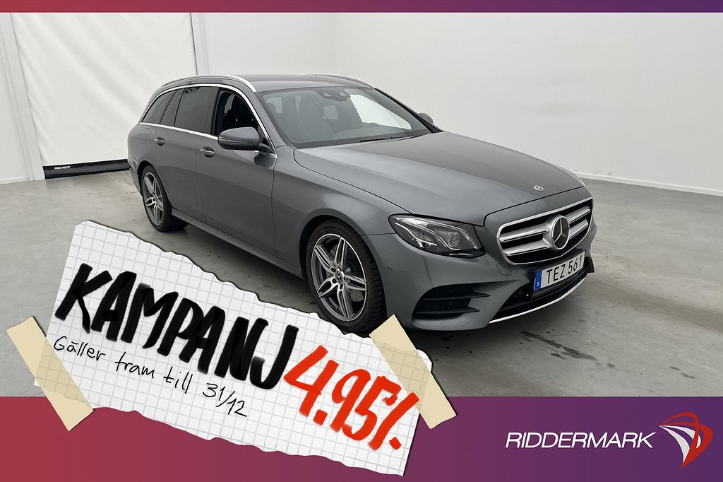 Mercedes-Benz E 200 T d AMG Widescreen D-Värm 4,95% Ränta