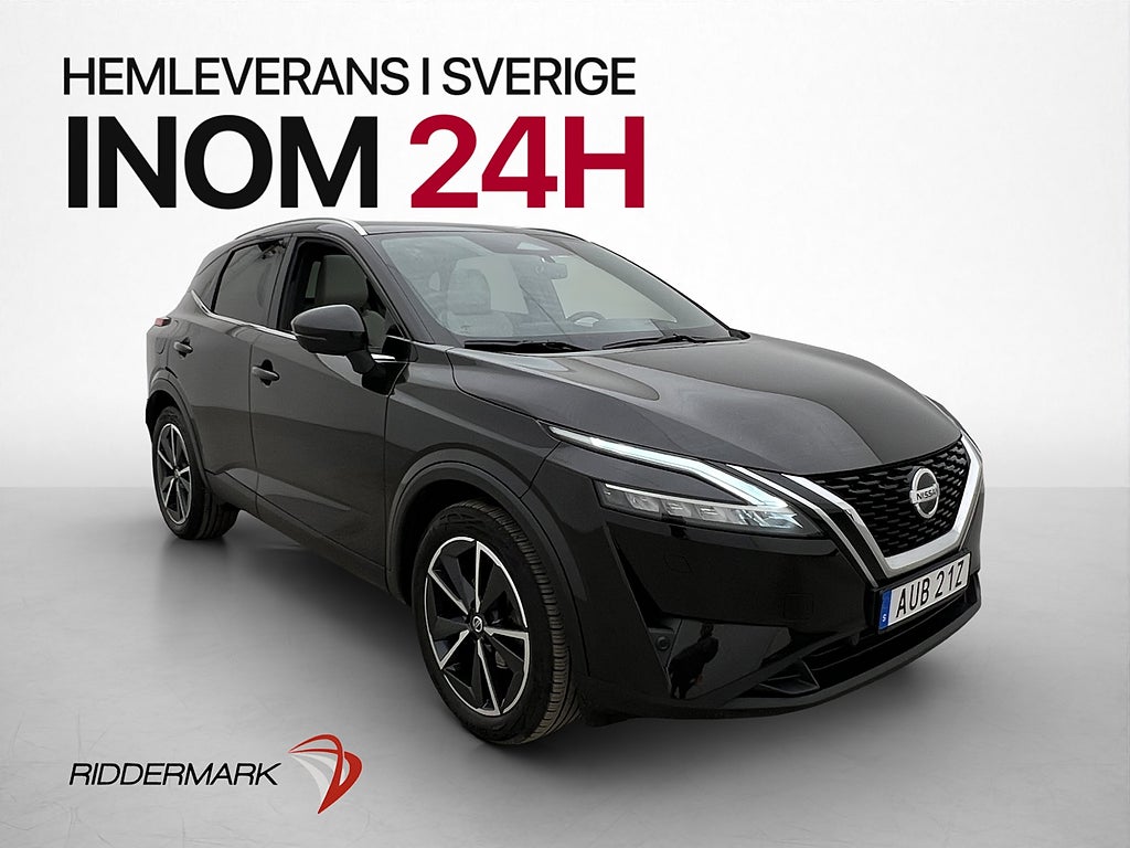 Nissan Qashqai 1.3 DIG-T 158hk Cockpit Pano 360° Drag Navi