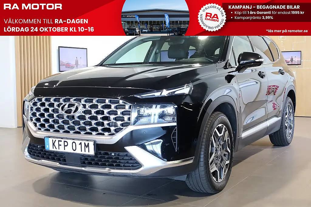 Hyundai Santa Fe HEV 230hk AWD Advanced 7-Sits |Pano|360°|HUD|Navi| 2021