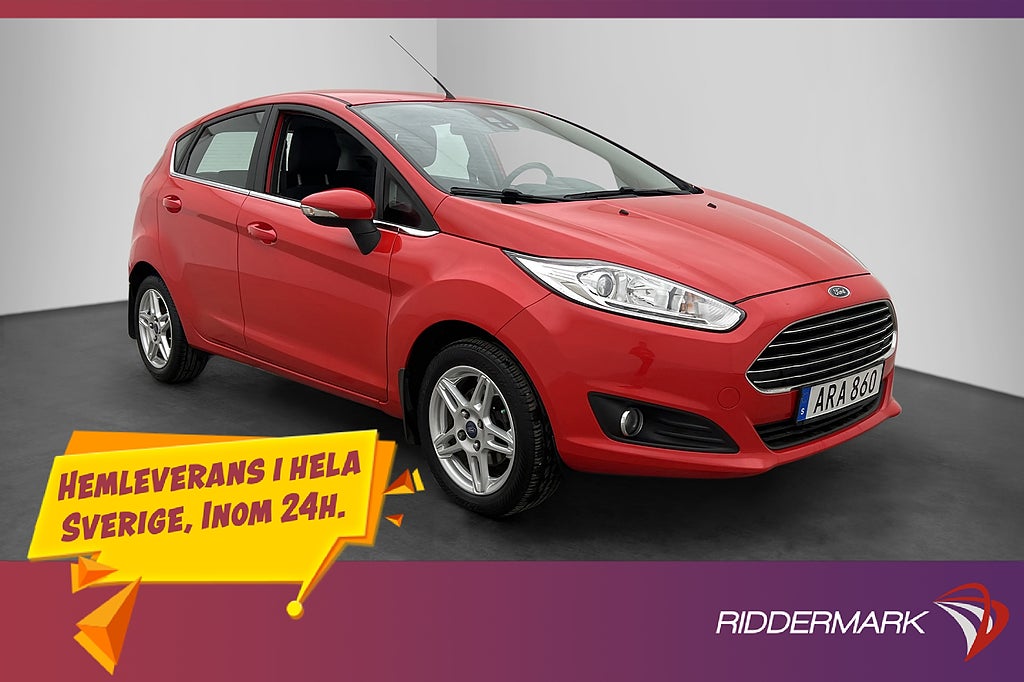 Ford Fiesta 1.0 Titanium ACC Bluetooth Låg skatt Nyservad