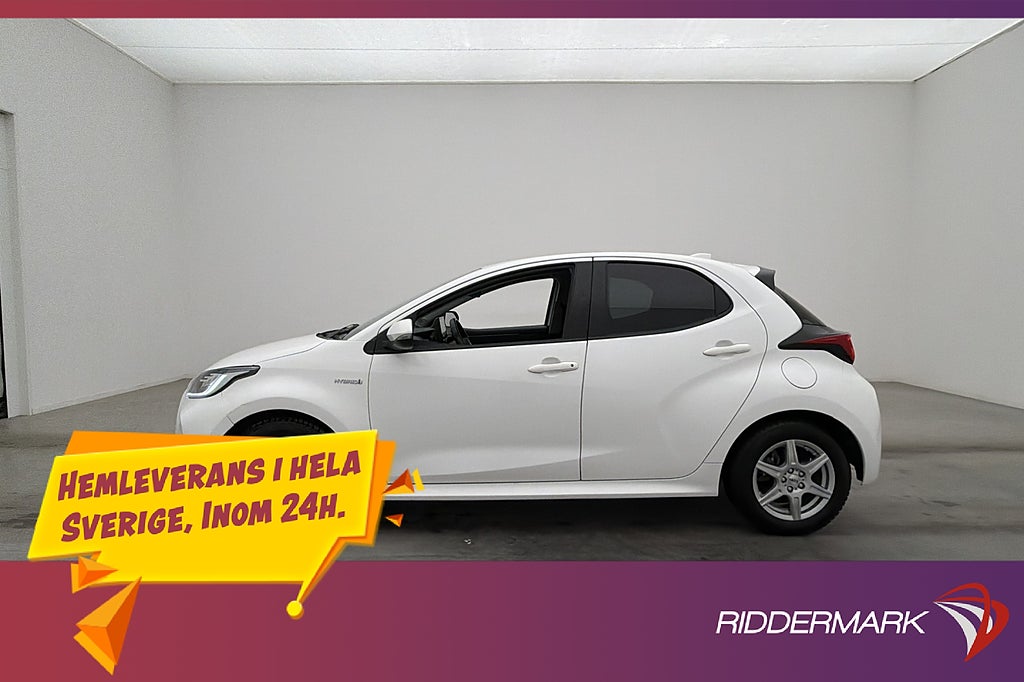 Toyota Yaris Hybrid 116hk Active Plus Backkamera Rattvärme