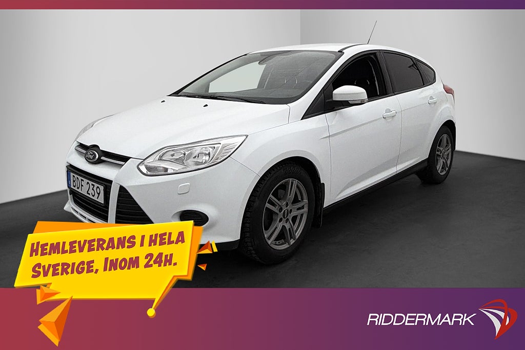 Ford Focus 1.0 EcoBoost 100hk M&K-Värmare Farthållare