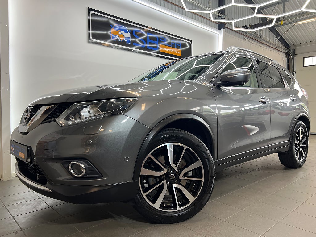 Nissan X-Trail 7-Sits 1.6 dCi DPF XTRONIC 130hk 360 kam Blis Drag Pano