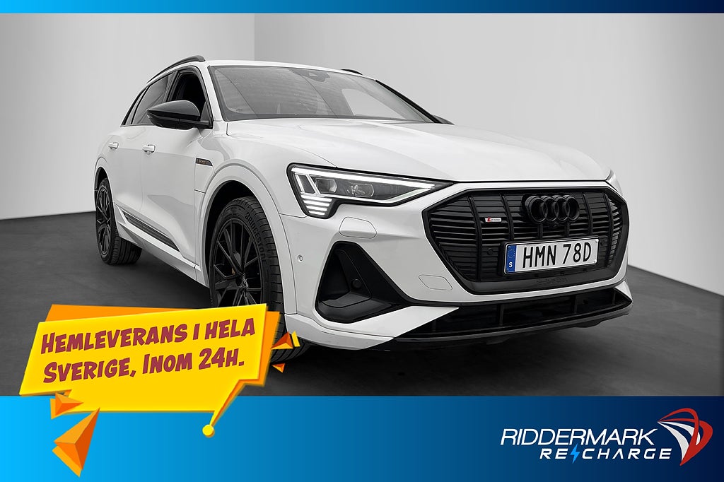 Audi E-Tron 55 408hk S-Line Pano B&O 360° Luftfjäd Matrix