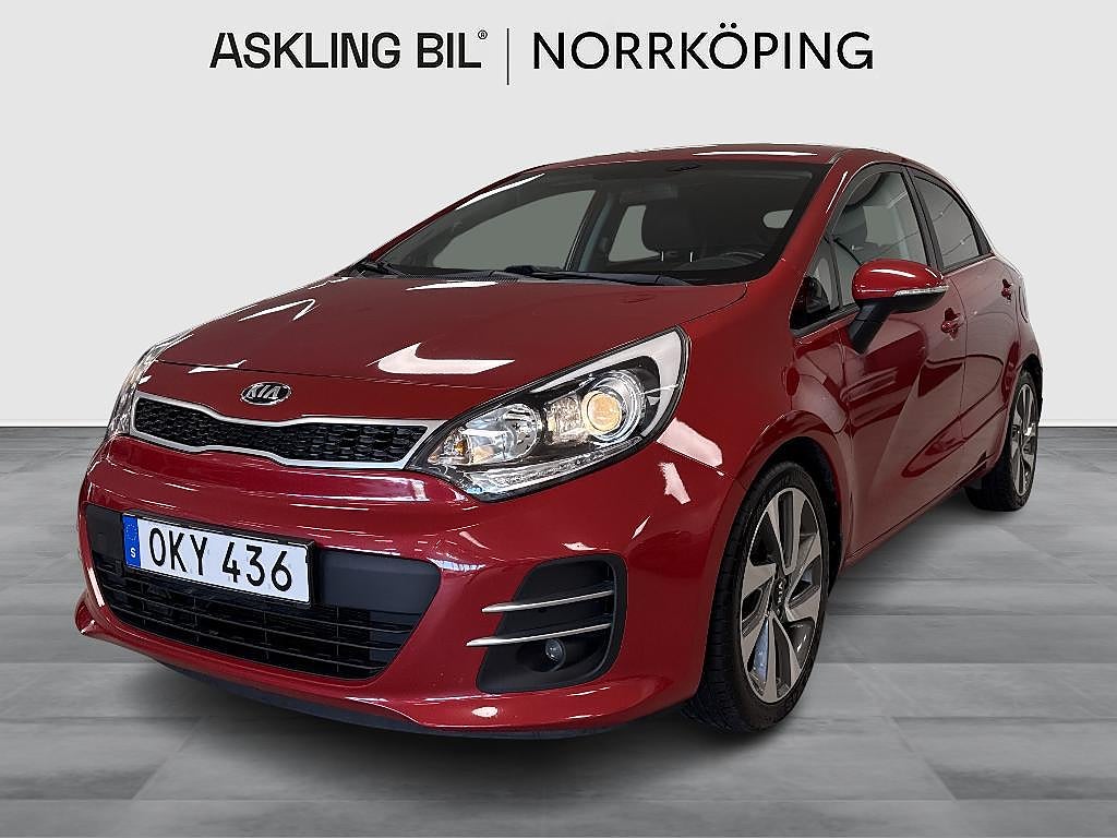 Kia Rio 5-dörrar 1.2 GLS Rattvärme Motor+kupévärm V-hjul Navi