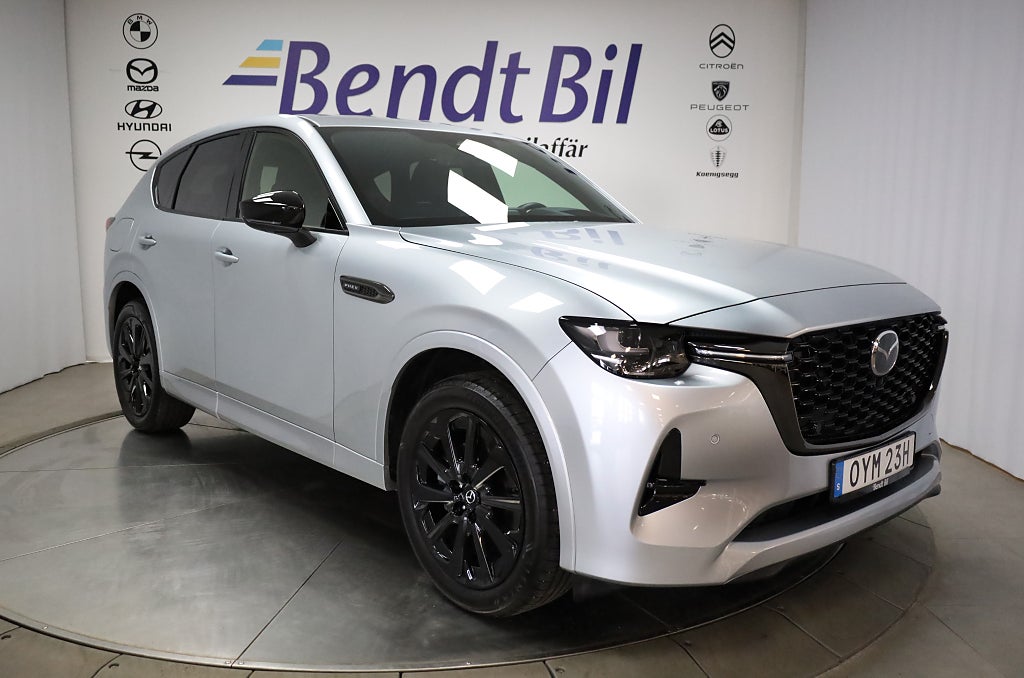 Mazda CX-60 PHEV Homura Adaptiv Farth./ Läder / 63km Eldrift